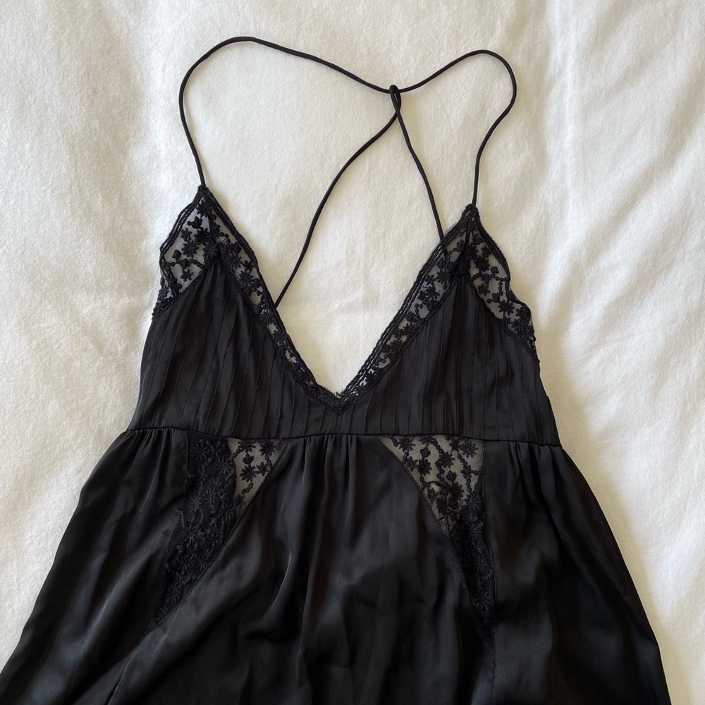 Silk & Lace Maxi Dress